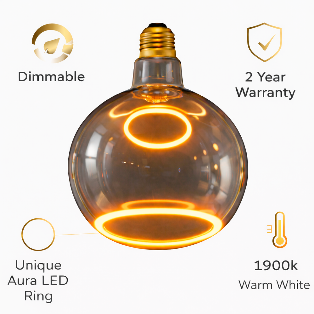 Roma Graphite 200mm 1900K LED bulb