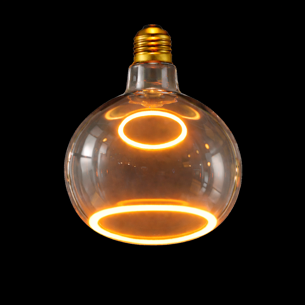 Roma 200mm 1900K grey LED bulb black