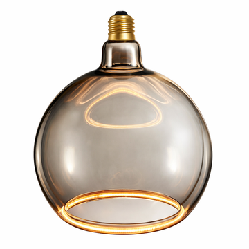 Roma Smoked Globe LED Bulb – E27 – 1900K – 200mm