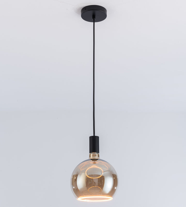 Roma Single Pendant – Aura Ring LED Bulb