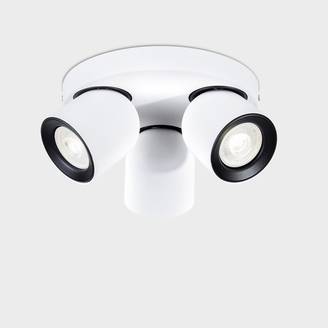 Rosebery 3 Light Round Ceiling Spotlight