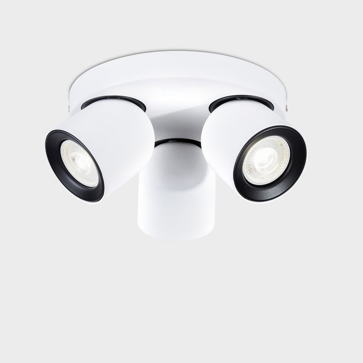 Rosebery 3 Light Round Ceiling Spotlight