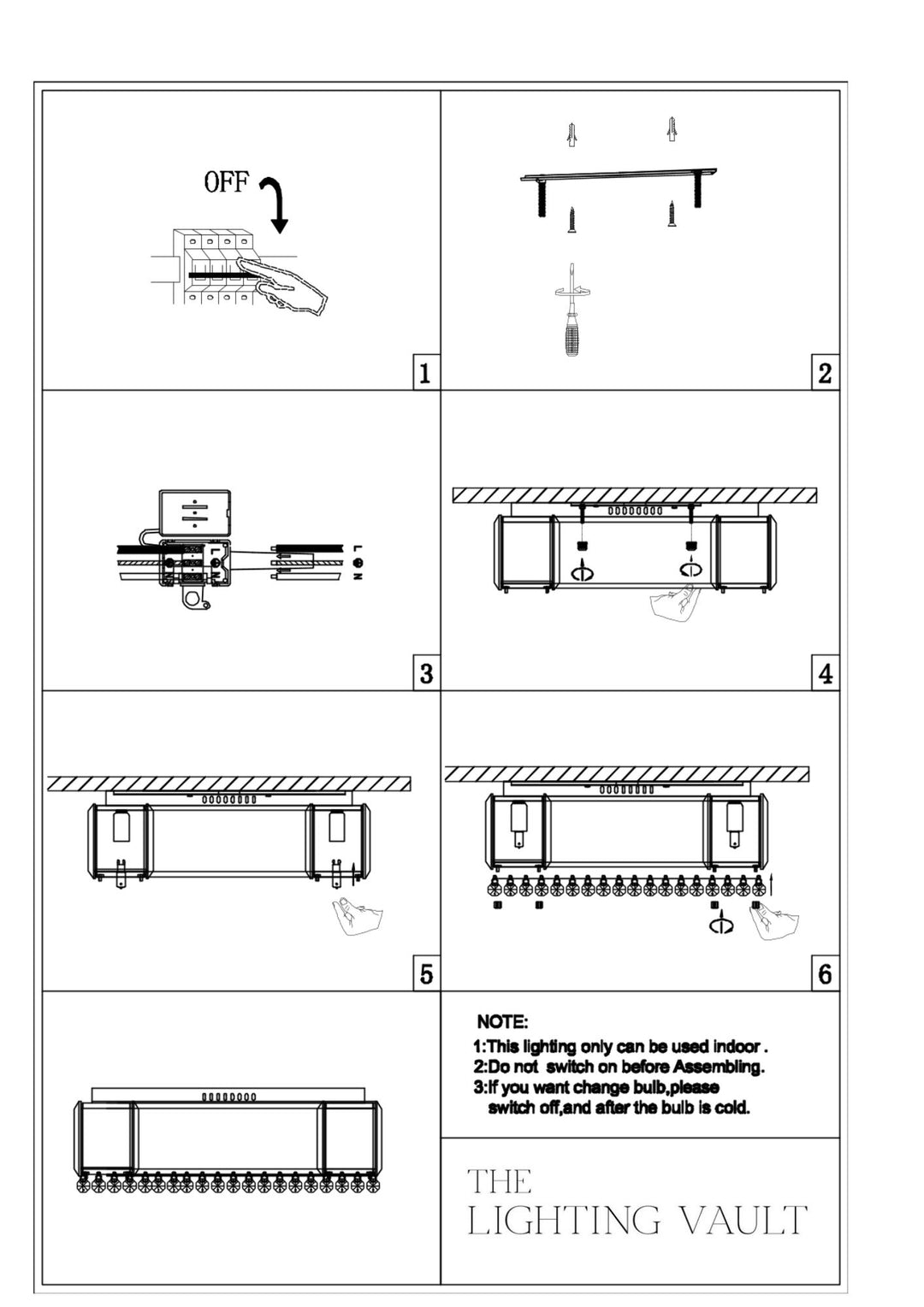 Salzburg Small Crystal Polo Flush