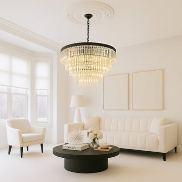 Seville Tiered Crystal Chandelier