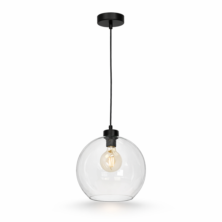 sofia clear glass pendant light modern