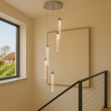Sydney 5-Light Spiral Pendant Chandelier