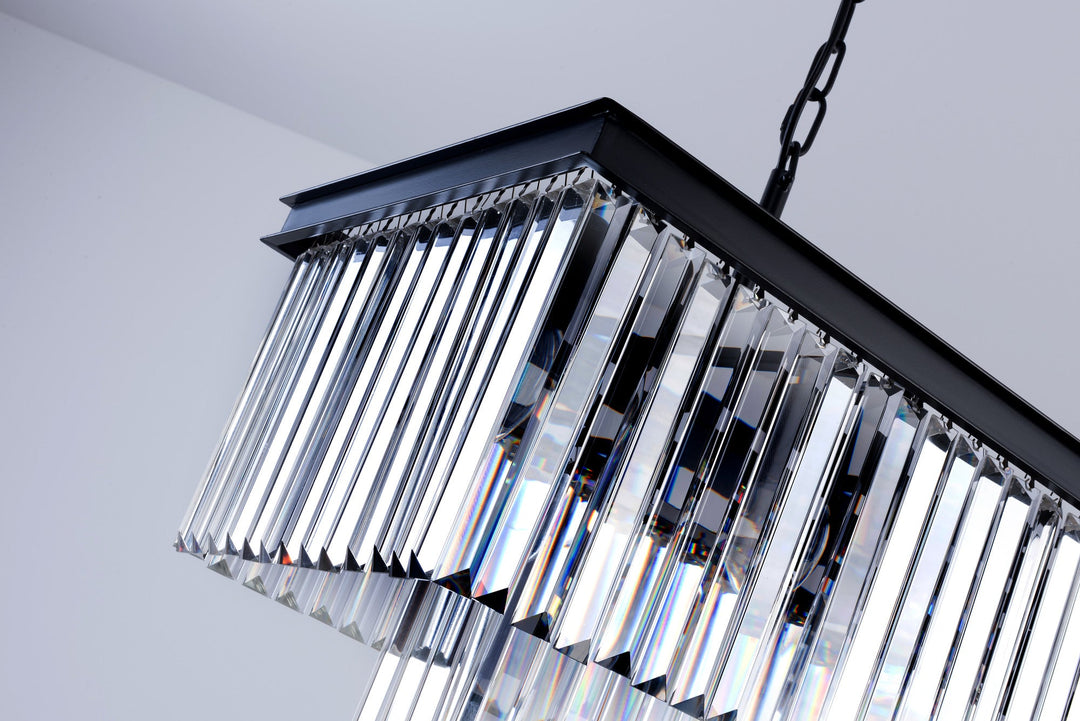 Carolina Rectangular Bar Chandelier - 2 COLOURS