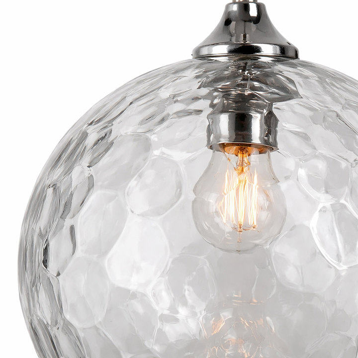 Toledo Clear Glass Pendant Light