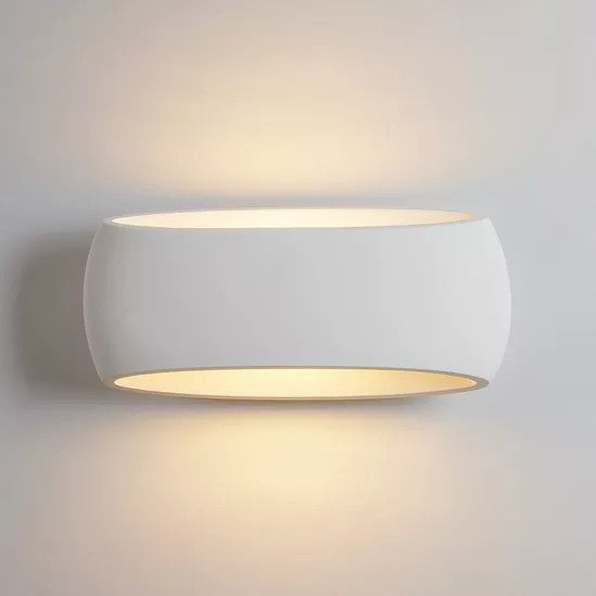 Windsor Ceramic Paintable Wall Light – 2 Sizes