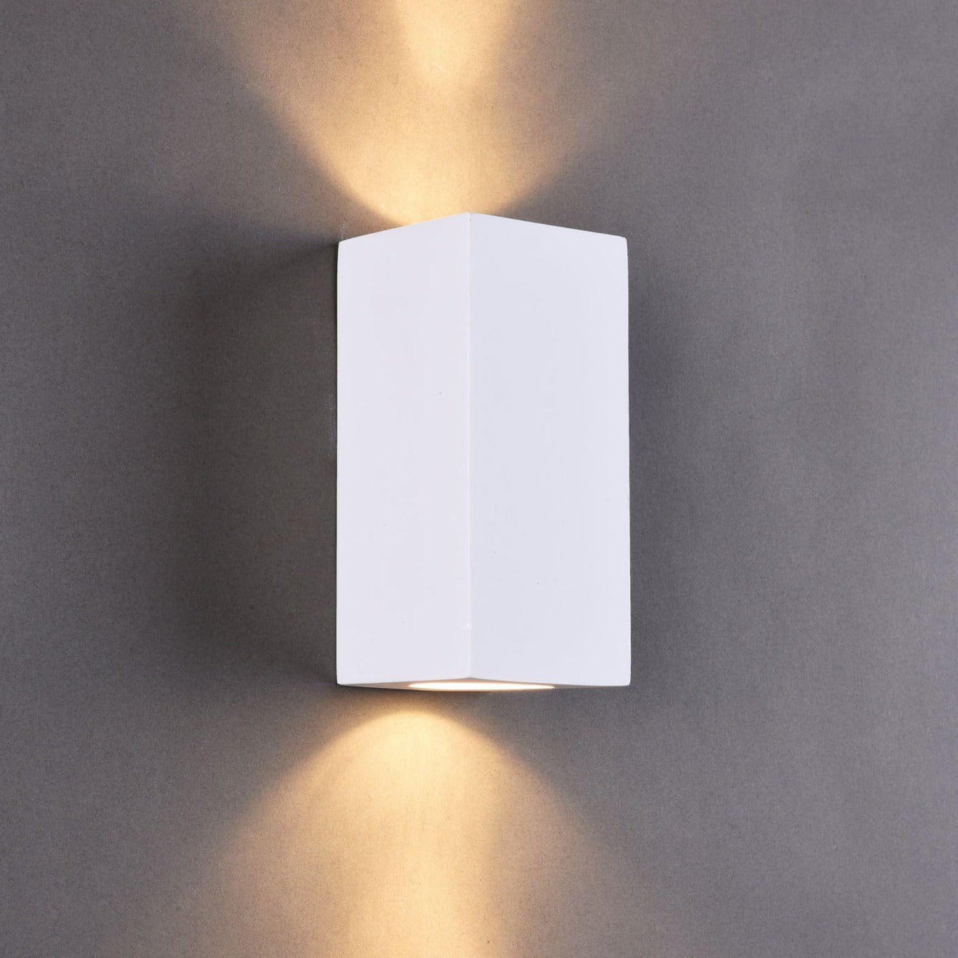 Adelong Large Up and Down Plaster Wall Light – The Lighting Vault