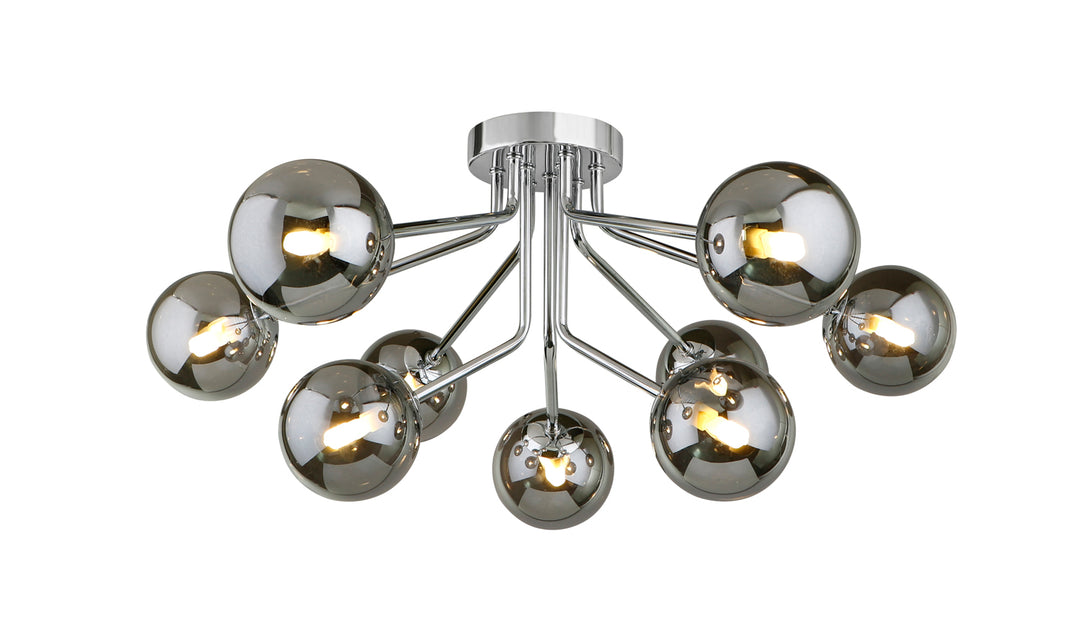 Melbourne 9lt Semi Flush Silver - 2 OPTIONS