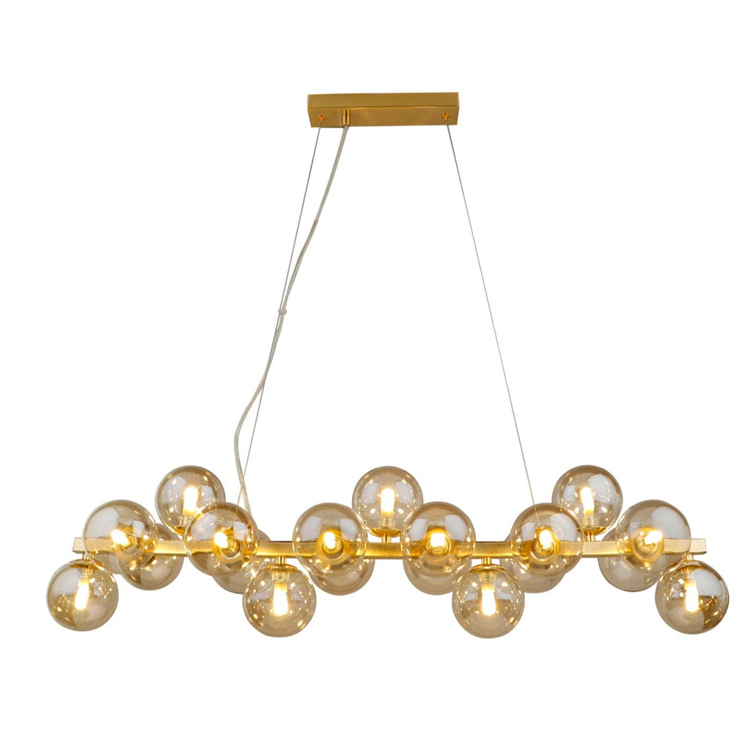 Melbourne gold kitchen island chandelier