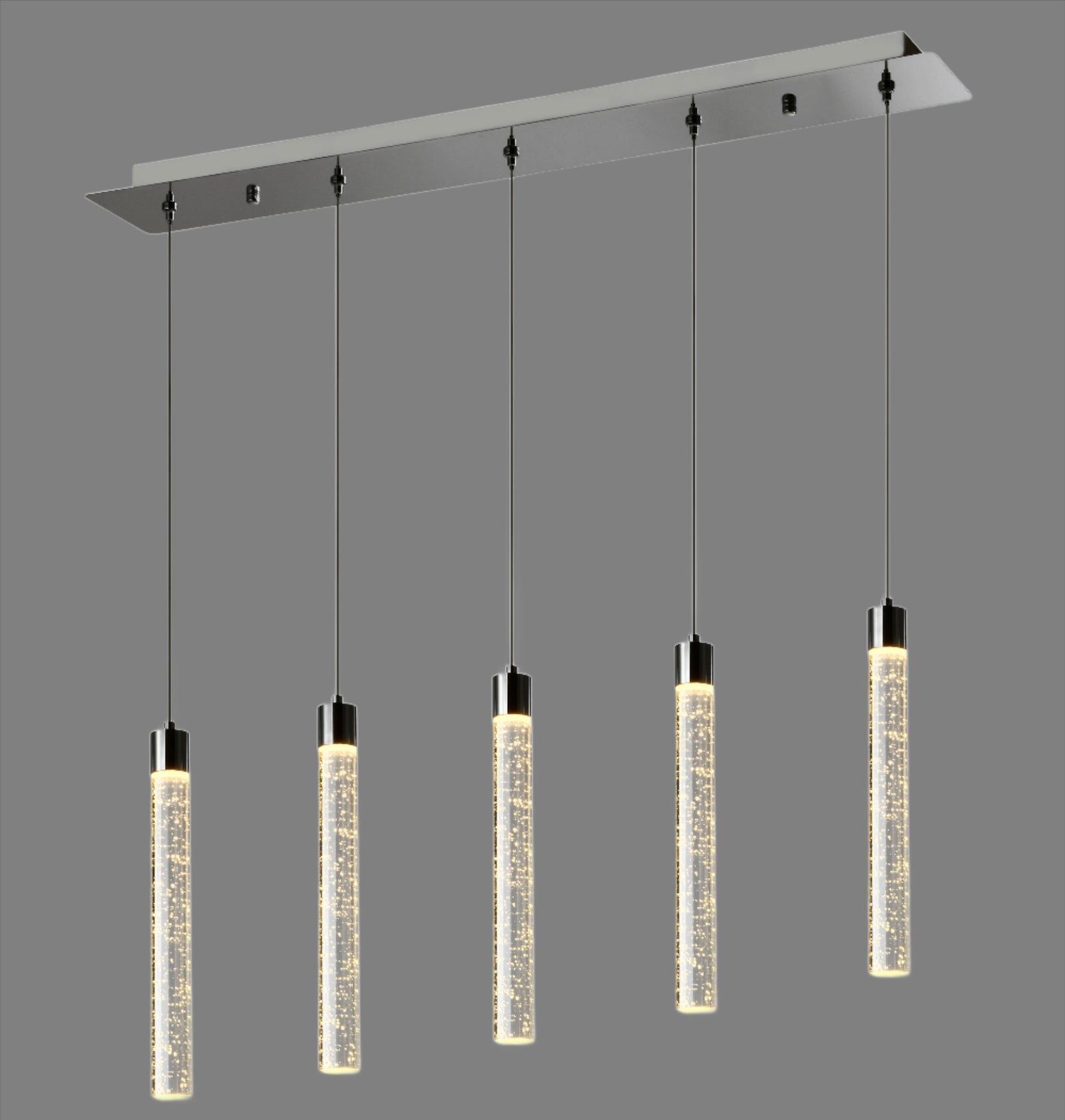 Bubble glass modern kitchen island pendant light
