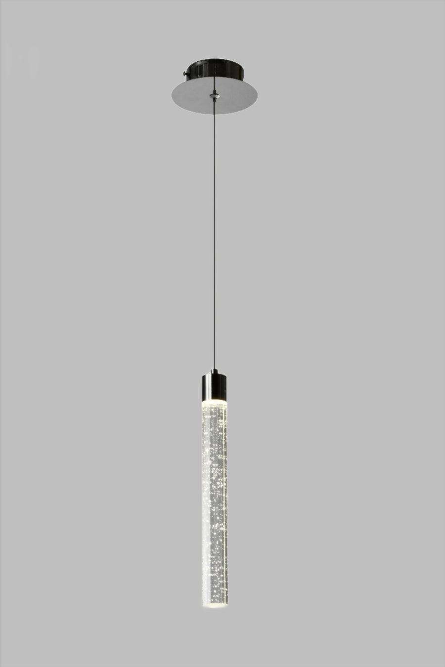 Bubble glass shard pendant light
