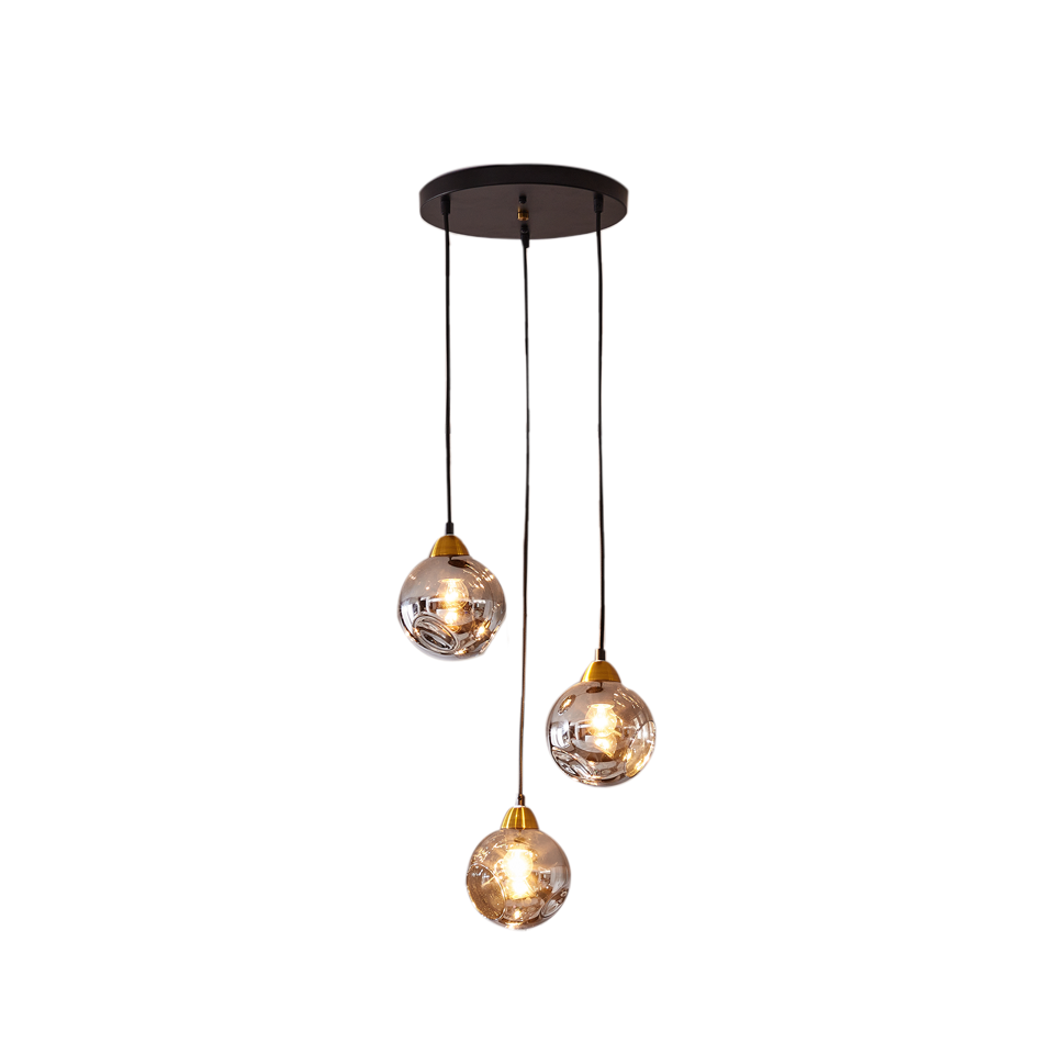 Grafton 3lt Spiral Pendant