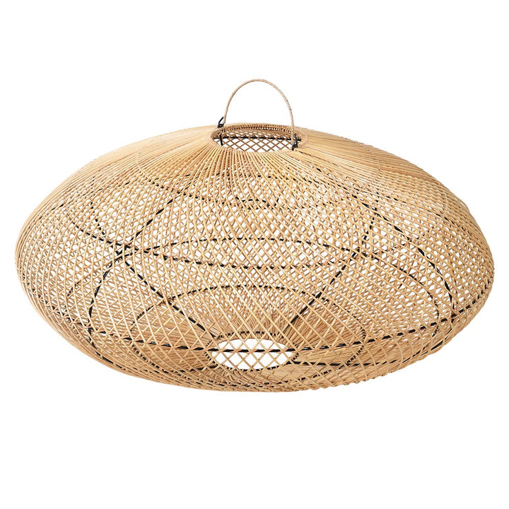 Hampton Large Oval Rattan Pendant Shade