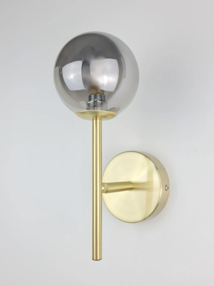 Melbourne Wall Light Gold/Smoked