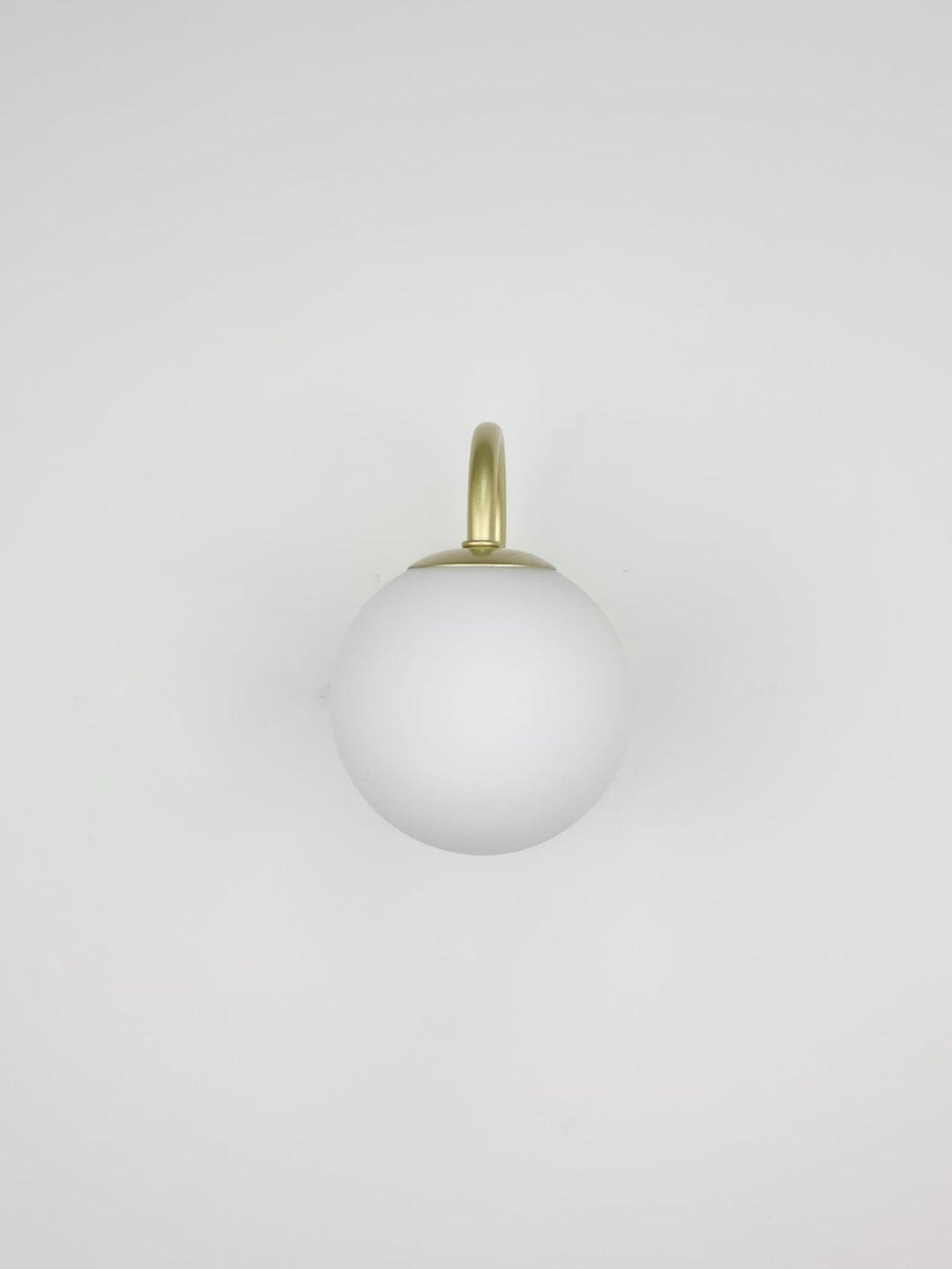 Rockdale Wall Light White Glass