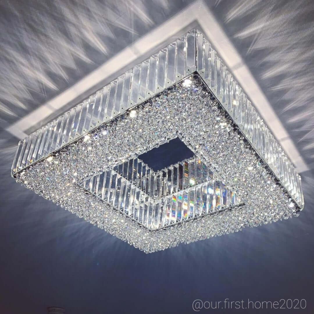 Large flush online chandelier