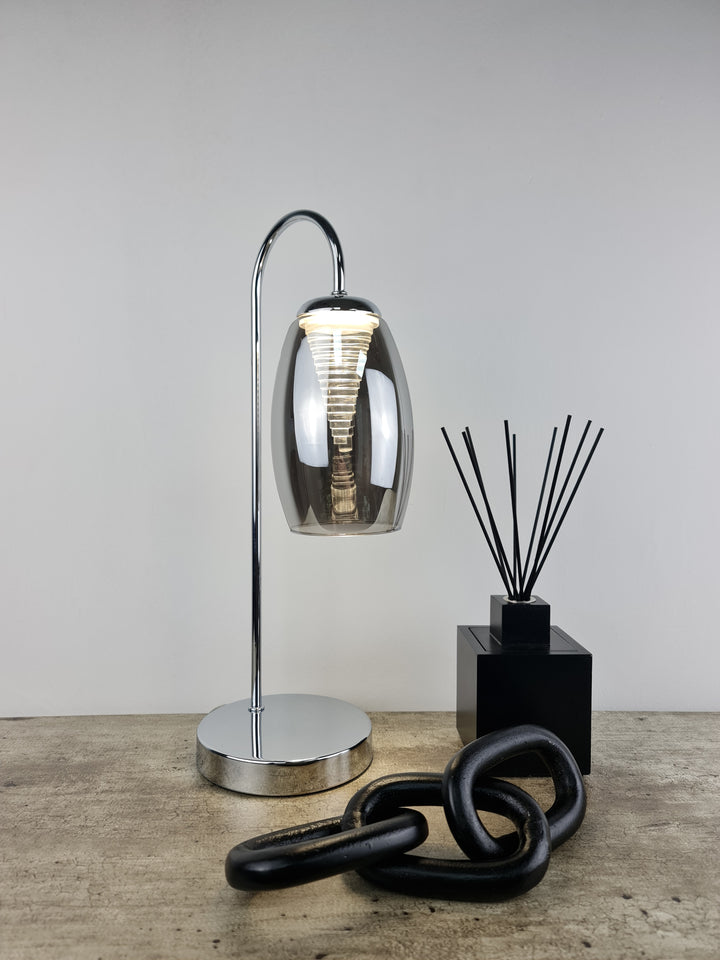 Adelaide Table Lamp Smoked