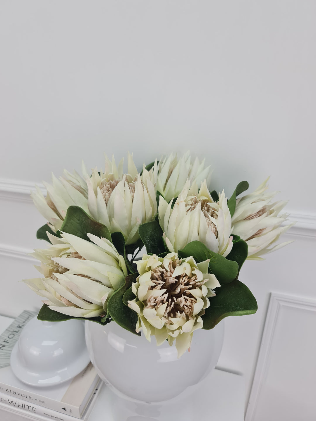 Luxury Faux King Protea 3 Pack