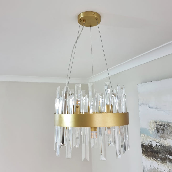 Brentwood Chandelier Gold