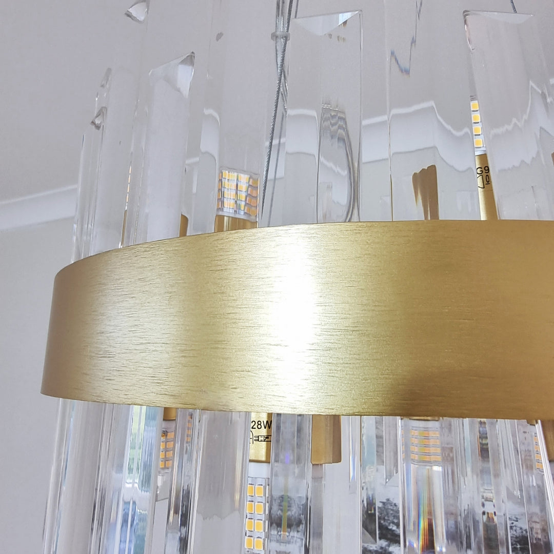 Brentwood Chandelier Gold
