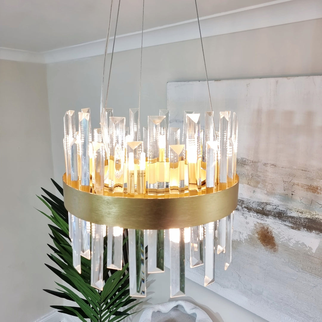 Brentwood Chandelier Gold