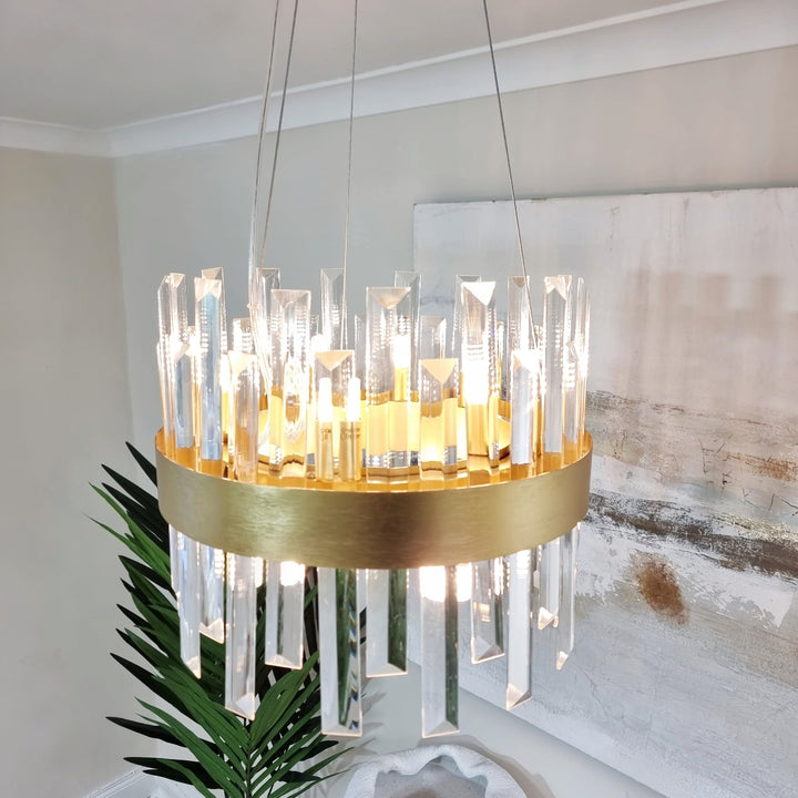 Brentwood Chandelier Gold