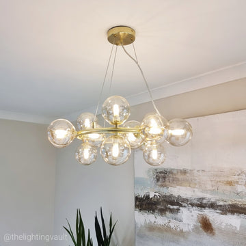 Melbourne Round Pendant Gold - 2 OPTIONS