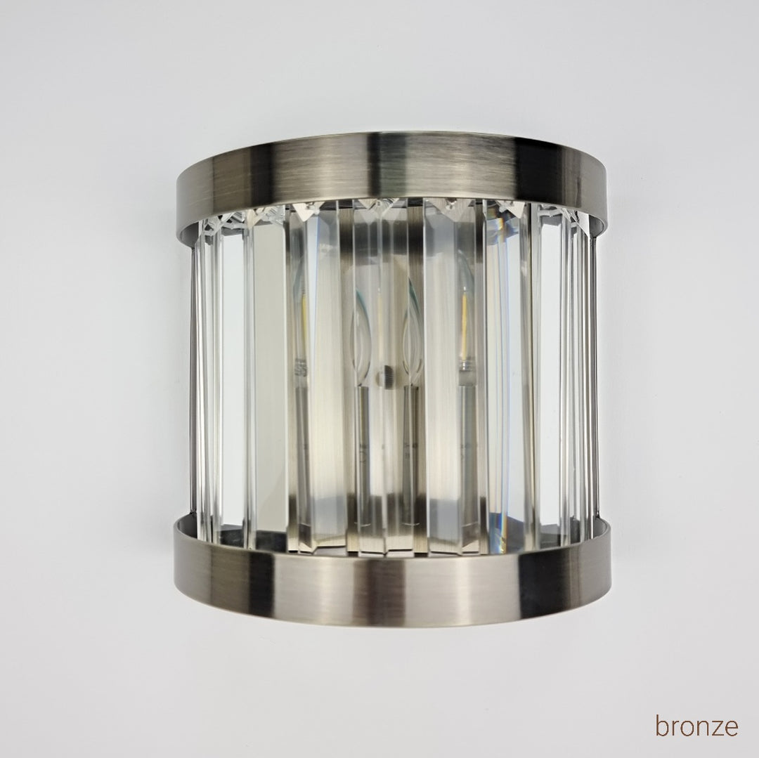 porto wall light bronze off