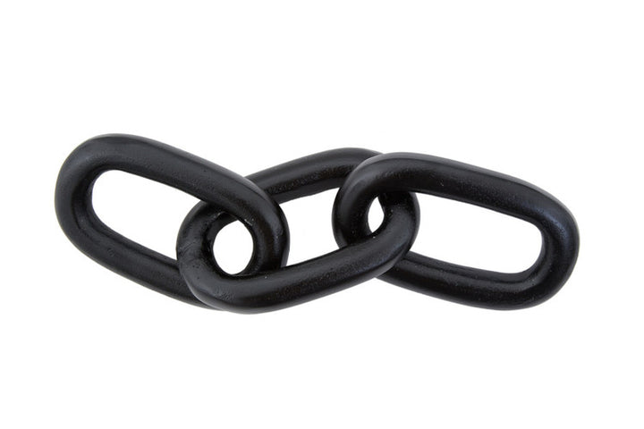 Black Chain Link Sculpture