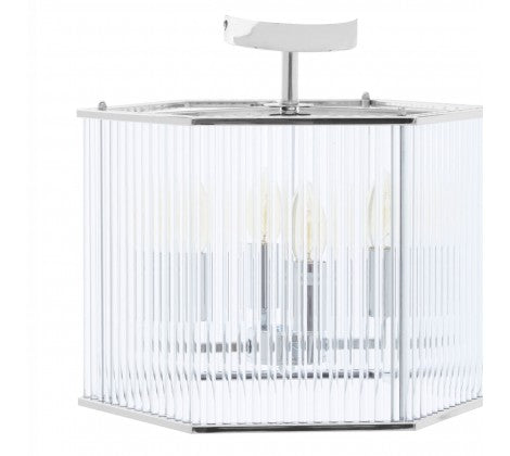 Alexa Semi Flush Lantern