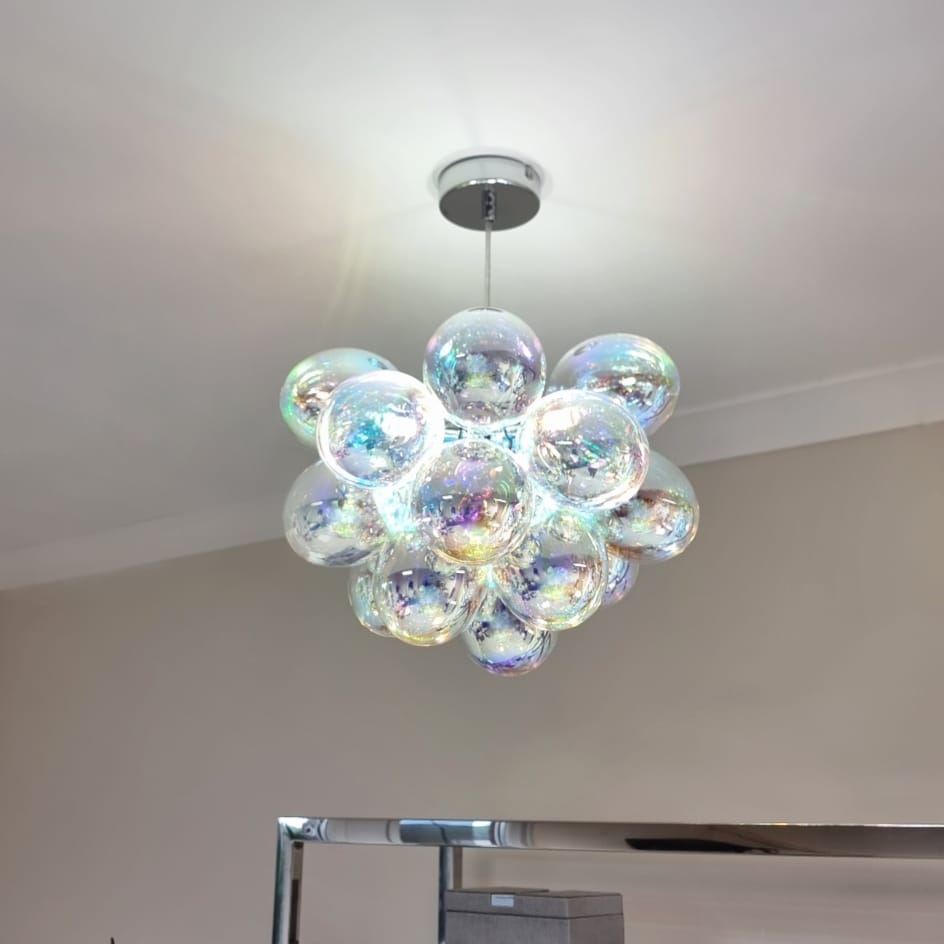 Iridescent deals pendant light