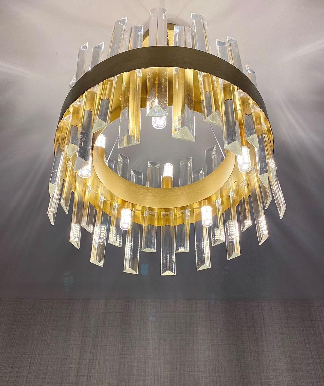 Brentwood Chandelier Gold