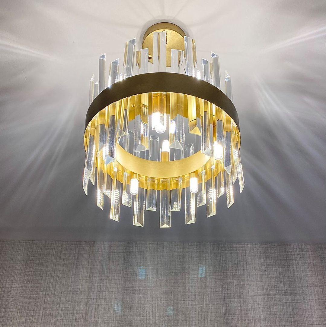 Brentwood Chandelier Gold