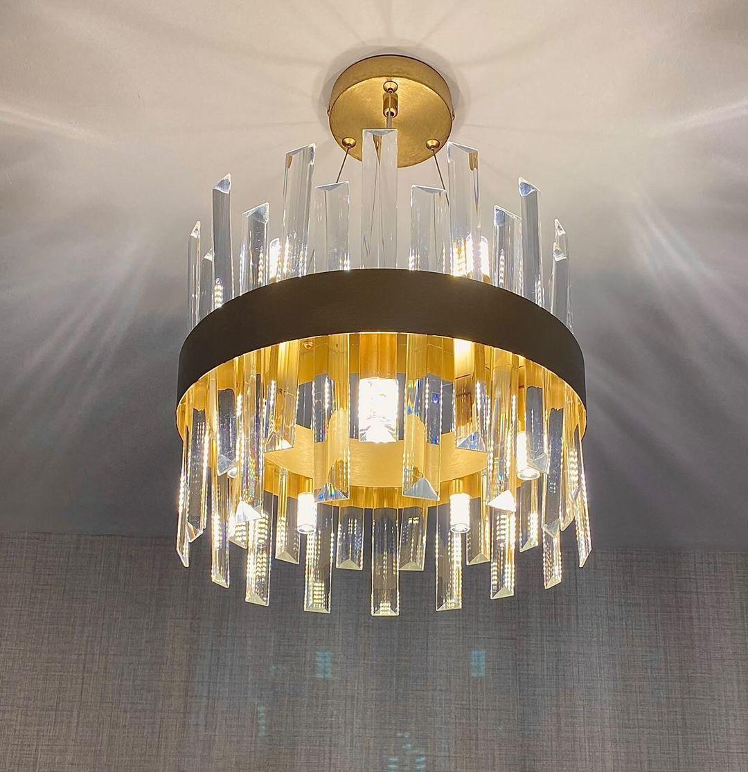 Brentwood Chandelier Gold