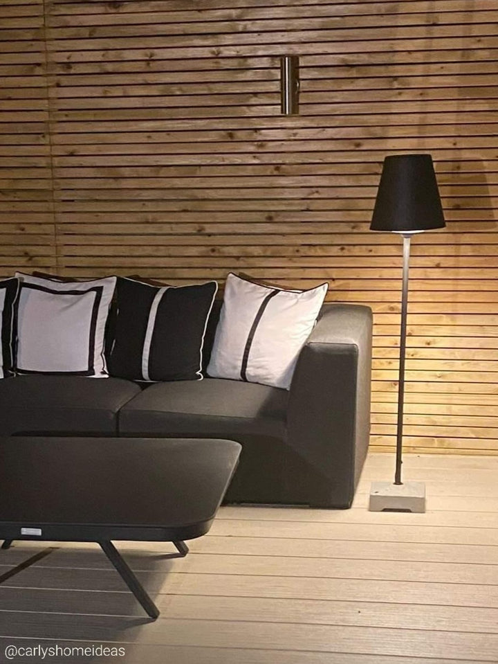 Melfi Black Outdoor Floor Lamp