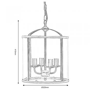 Cambridge Large Lantern