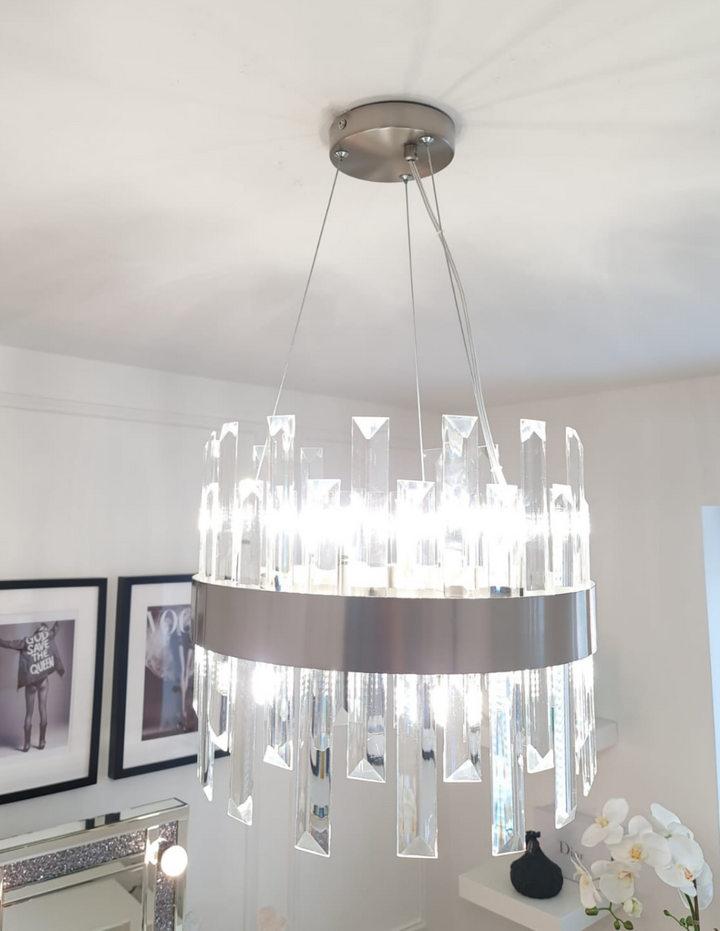 Brentwood Chandelier Silver