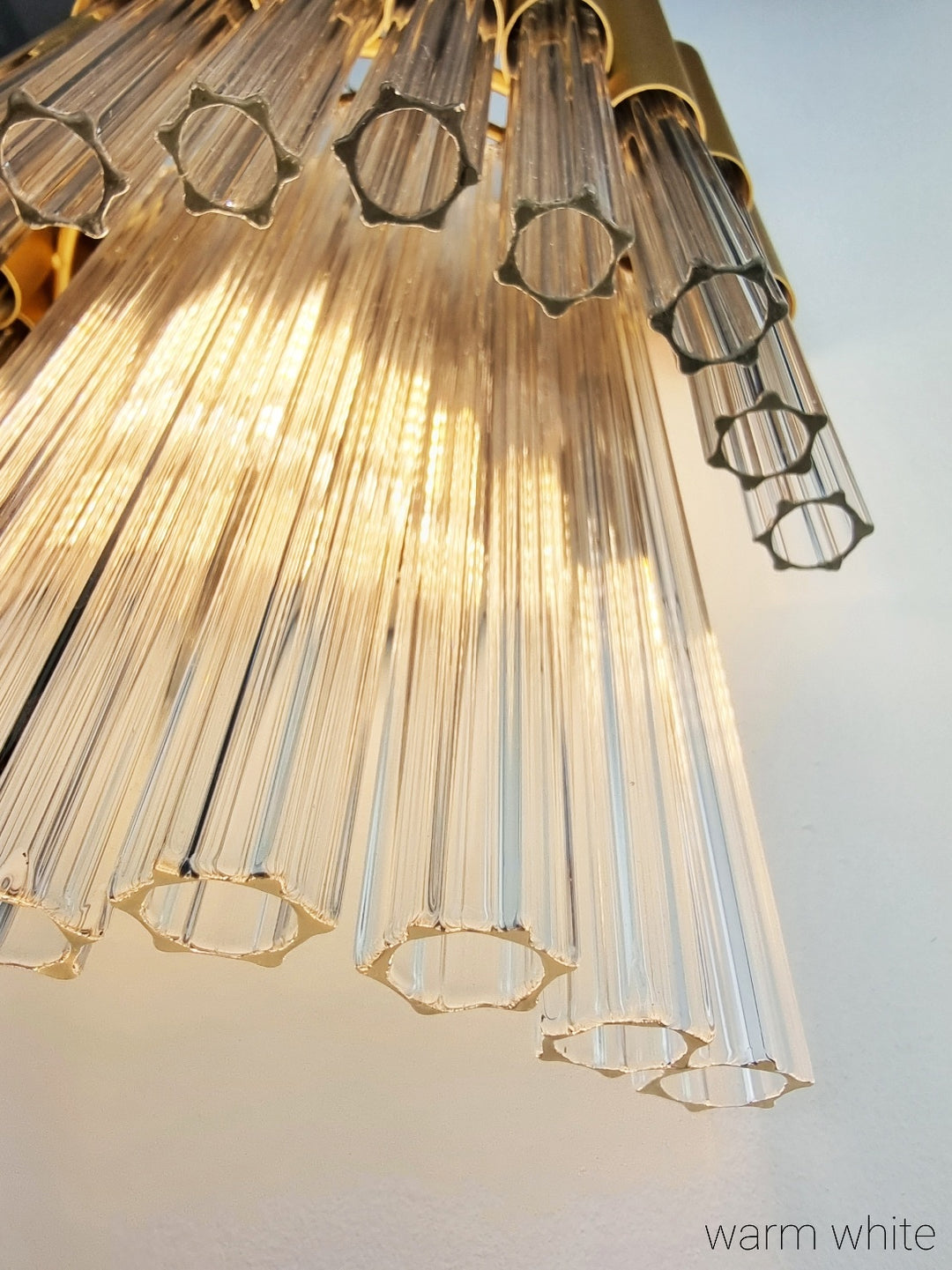Murcia Wall Light – Gold & Ribbed Glass