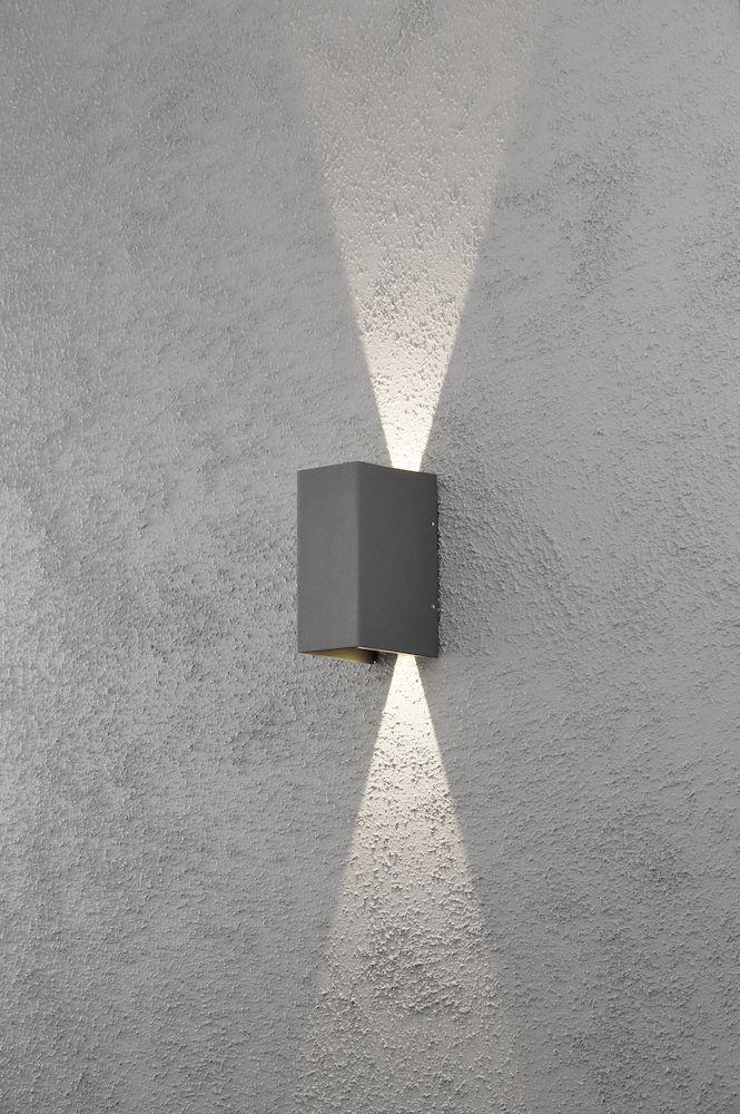 Outdoor Wall Light - Konstsmide Cremona Large Wall Light Anthracite
