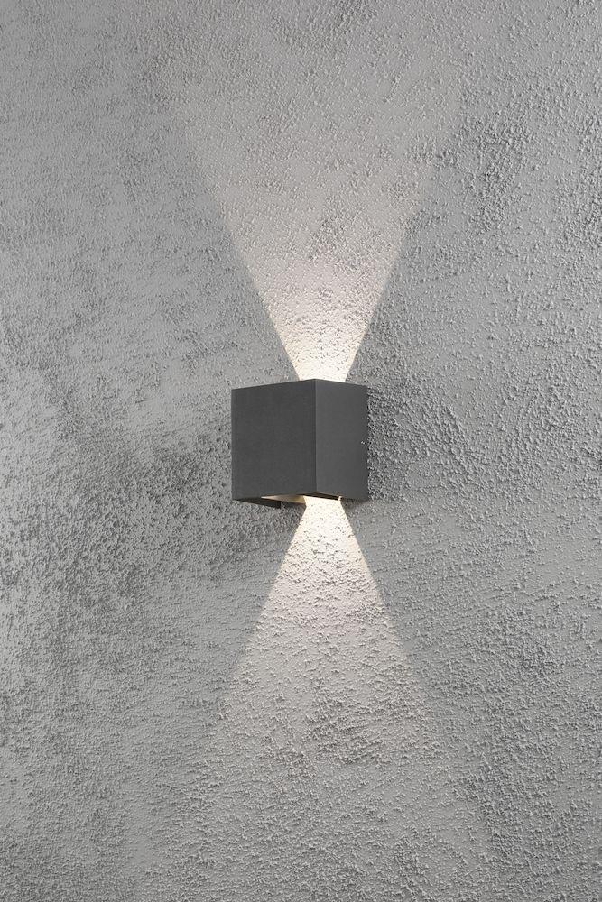 Outdoor Wall Light - Konstsmide Cremona Small Wall Light Anthracite