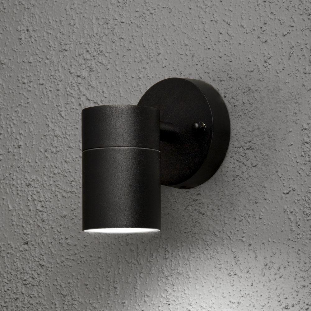Outdoor Wall Light - Konstsmide Modena Single Wall Light Black