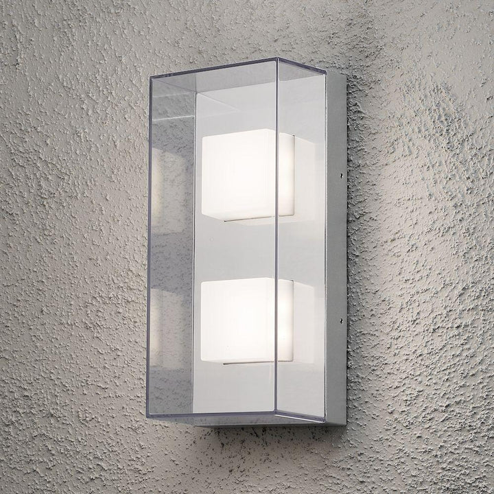 Outdoor Wall Light - Konstsmide Sanremo Double LED Wall Light